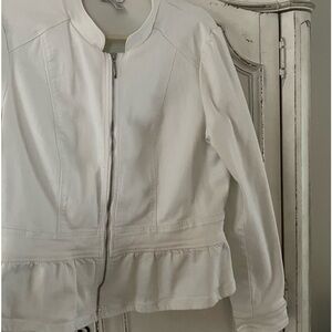 White House, black market white Jean jacket